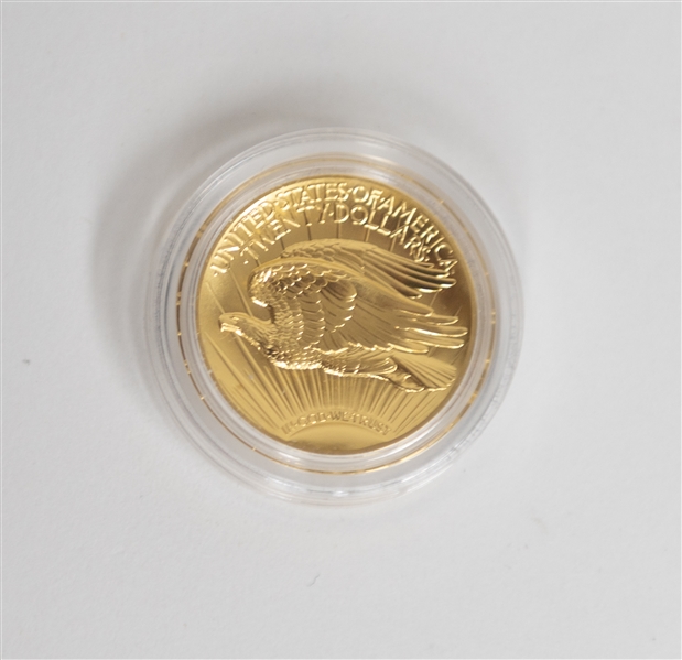  2009 Ultra High Relief Double Eagle 1 Ounce Gold Coin in Original Hardwood Box - 24-Karat (.9999) Fine Gold